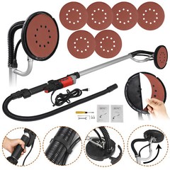 Drywall Sander 800W Electric Wall Sander 6 Variable Speed with 6 Sanding Discs