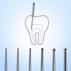 Dental Endo Burs Tungsten Carbide Long Neck Microscope for Low Speed Handpiece