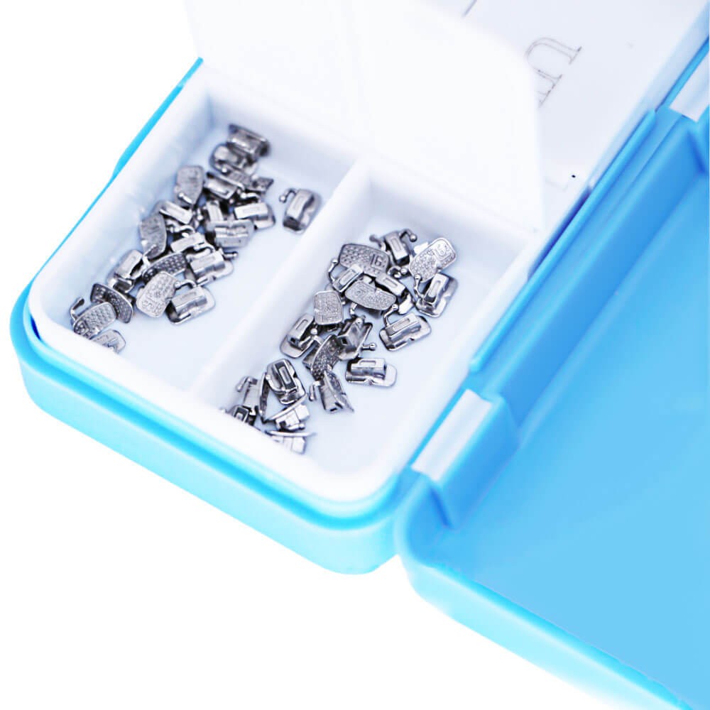 20 sets dental orthodontic 1st molar monoblock buccal tube red 0.022 4pcs/set