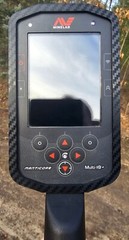 Minelab Manticore Two Tone Black/Red Flex-Rubber Protective Control Unit Cover. 