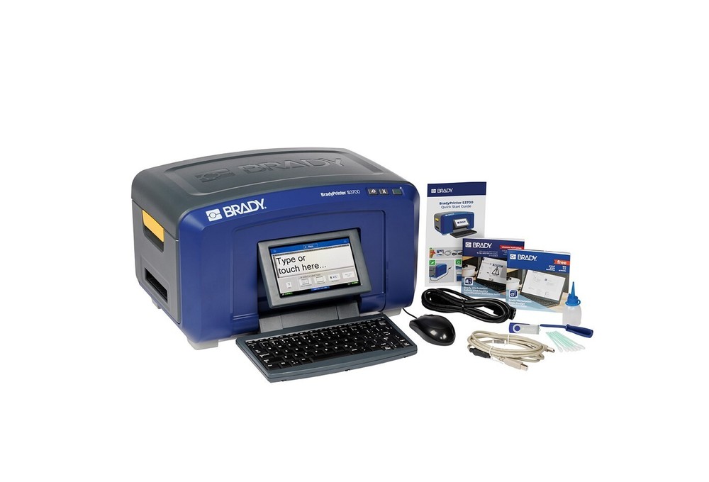 Brady 176425 S3700-WB MultiColor Safety Sign&Label Printer w/XY Cutter,FREE SHIP