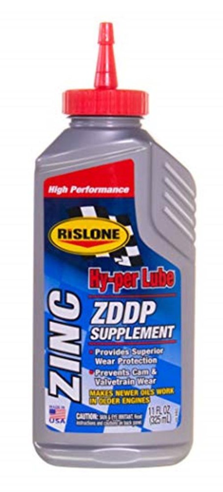 Rislone 4405 Hy-per Lube Zinc ZDDP Supplement, 11 oz. | Real ZDDP Zinc
