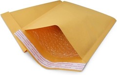 1500 #000 4×8 Kraft Paper Bubble Padded Envelopes Mailers Shipping Case 4″x8″