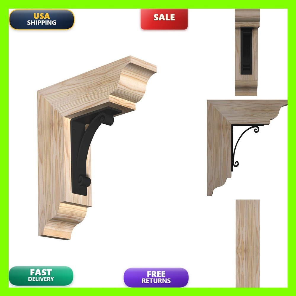 Ekena Millwork 3 1/2W X 13 1/2D X 16H Legacy Traditional Ironcrest Smooth