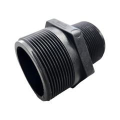 Banjo Poly Reducer Nipple Pipe Fitting 2″ MNPT X 1-1/2″ MNPT – RN200-150