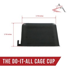 12-Pack – Black Cage Cups hold 1 Pint / 16 fl oz to Hang Feed & Water for Pet