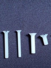 Nylon Plastic Countersunk Flat Head Machine Screws