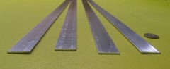 6061 T6 Aluminum Bar, 1/16″ (.062″) Thick x 1.00″ Wide x 36″ Length, 4 pcs