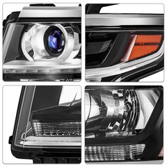 LED DRL Projector Headlight Left Driver for 2015-2020 Chevy Tahoe Suburban