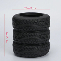 Desk Organizer Pen Holder Pen Pencil Tire Shaped Holder Case Office Stationery