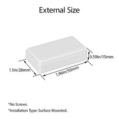 Project Box 5 Pieces ABS Plastic Electrical Project Case Small Junctio