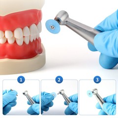 AZDENT Dental finishing and polishing CA 2.35mm Discs Coarse Medium Fine mandrel