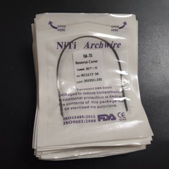 10Pack Dental Orthodontic Reverse Curve Arch Wire Niti Super Elastic Rectangular