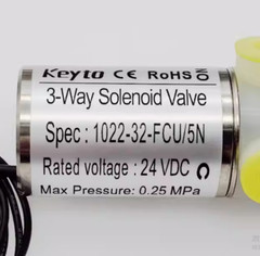 1pcs Keyto 1022-32-FCU/5N three-way anti-corrosion solenoid valve 24VDC 0.25MPA