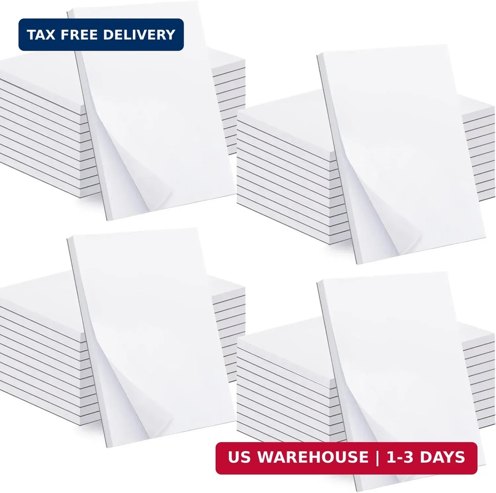 Beieverluck 40 Pack Note Pads 4X6, Small Notepads Memo Pads, 50 Sheets per Note