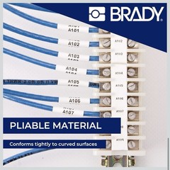 Brady M21-375-C-342 Heat Shrink Tubing For M210, M210-LAB, M211, BMP21-PLUS More