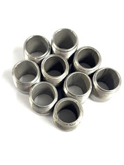 ASSORTED LENGTHS 1-1/8″-1-1/4″ LOT OF 9 STAINLESS STEEL PIPE NIPPLE 11/16″- 14