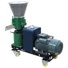 220V Animal Feed Pellet Mill Machine Pelletizer 3mm Plate 3 Roller 120-150KG/h