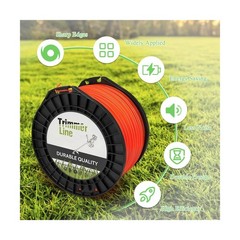 0.08Inch-1200Ft-3.6Lb Grass Wacker String Compatible with De Wa… USA Fast Ship