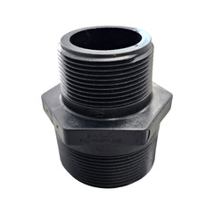 Banjo Poly Reducer Nipple Pipe Fitting 2″ MNPT X 1-1/2″ MNPT – RN200-150