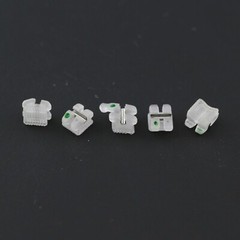Orthodontic Bracket Ceramic Metal Slot Aesthetic Braces Roth 018 022 3M Clarity