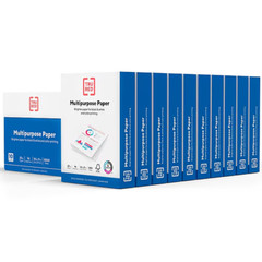 8.5″ x 11″ white Copy printer Paper 20 lbs. 92 Brightness 5000 sheets 10 Reams