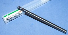 Brand new-Hanita 1/4 x 3/8 loc x 1-1/4″ Reach 0.030 cr 4″ OAL 4 Flute