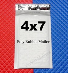 30 Poly Bubble Envelopes #000 / 4″x 7″ Padded Shipping Mailers ~ Made in USA