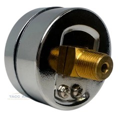 160 PSI Pressure Gauge Back Mount 1/8″ NPT 1.5″ Face Air, Water, Oil, Gas