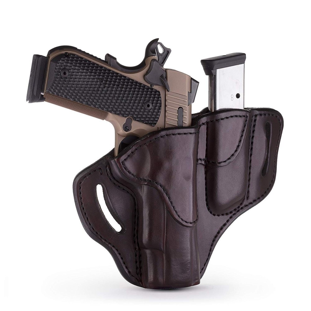 1791 GunLeather Combo 1911 Holster and Mag Pouch, Right Hand OWB Leather Gun …