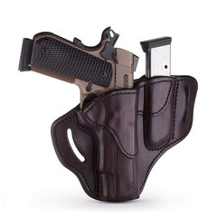1791 GunLeather Combo 1911 Holster and Mag Pouch, Right Hand OWB Leather Gun …