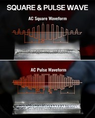 TIG Welder AC/DC with Pulse Professional Aluminium Welding Machine w/Foot Pedal