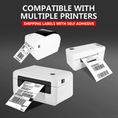 2000 Labels Fanfold 4×6 Direct Thermal Label Shipping Zebra ZP450 ZP505 1000