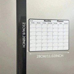 Magnetic Dry Erase Monthly Calendar Whiteboard Planner for Fridge Refrigerator