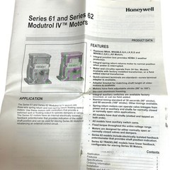 Honeywell M6194B1011 Modutrol IV Motor 24V 300 lb-in 90-160 Deg Replaces M644E10