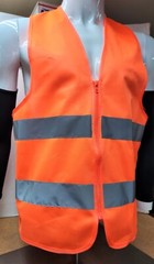 FX Class Two High Visibility Reflective Orange Safety Vest