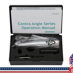 Dental Optic Fiber LED 1:4.2 Increasing Handpiece 45°Angle Head External Channel