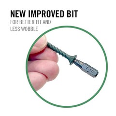 Everbilt #9 x 1-1/4 in. Ribbed Flat Head T25 Cement Board Screw 750-Pack