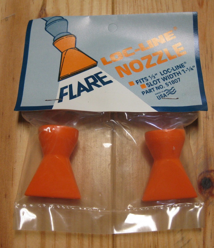 NEW 51807 LOC-LINE Nozzle, 1 1/4 In Pk 2 Locline 1 1/4″ 3P825 1.25″