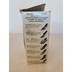 TINGLEY WEATHER FASHIONS STRETCH RUBBER OVERSHOES Medium 8.5 – 10 OPEN BOX NOS