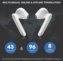 Timekettle WT2 Edge Offline Translation Real-Time Translator Earbuds