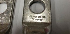 2-PC Panduit LCA300-58-X Copper Compression Lug 1 Hole Std Barrel 5/8″ Stud NEW