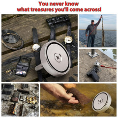 Magnet Fishing Kit with Case Fishing Magnets 1000 LBS Pulling Force Super Strong