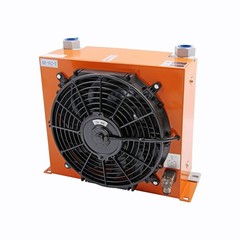 New AH1012T-CA DC12V Industrial Hydraulic Oil Cooler 100L/min Flow Fan Radiator