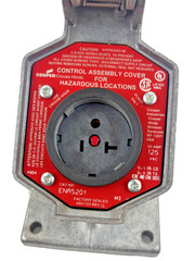 CROUSE HINDS ENR5201 ARKTITE RECEPTACLE DELAYED ACTION 20 AMPS