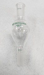 CHEMGLASS ROTARY EVAPORATOR BUMP TRAP SELF WASHING 29/42 Top Outer, 29/42 Lower