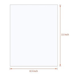 Premium Full Sheet Shipping Labels Self Adhesive 8.5 x 11 for Laser and Inkjet