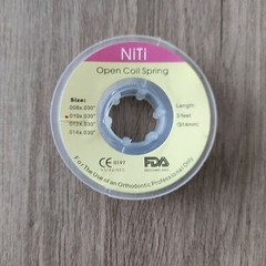 1 Roll 3 Feet Open NITI Coil Spring 010*030 914mm Dental Orthodontics Material