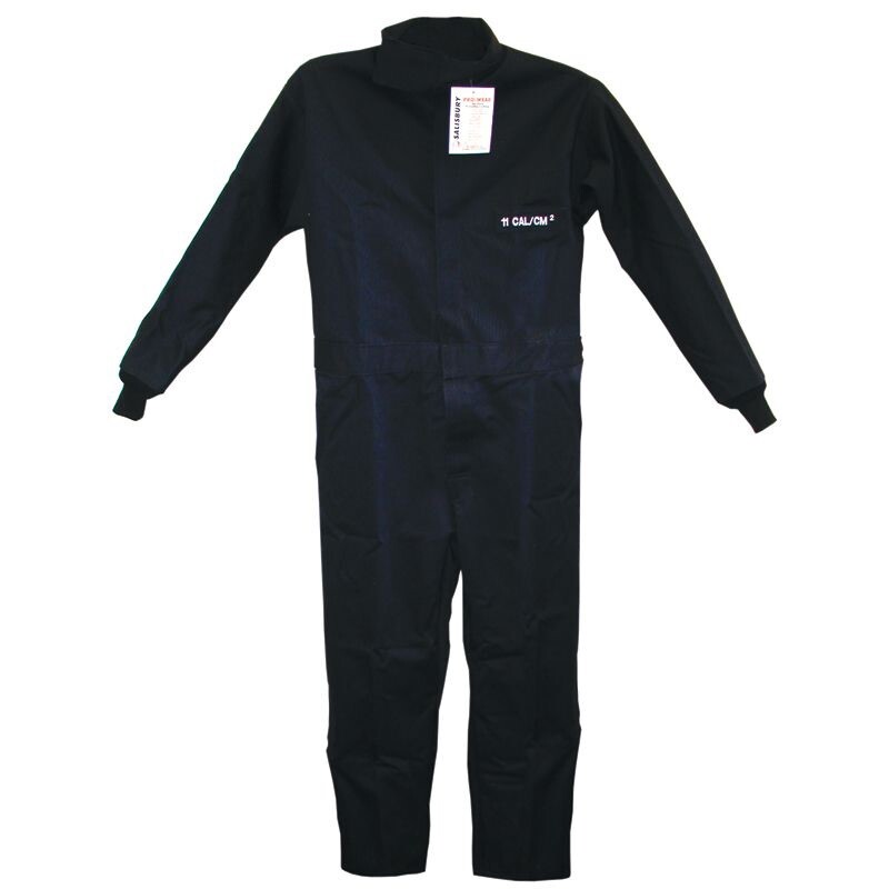 Salisbury Honeywell ACCA8BLL Arc Flash Welding Coverall Navy Blue Suit 8 Cal LG