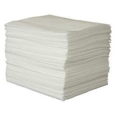 Oil Absorbent Sorbent Pads Polypropylene 15×19 Inch 100 Pack Spill CleanupXL